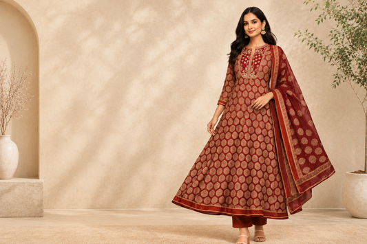 Anarkali Kurta Sets – Timeless Ethnic Fashion for Women